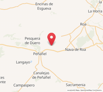 Map of Bocos de Duero, Castille and León