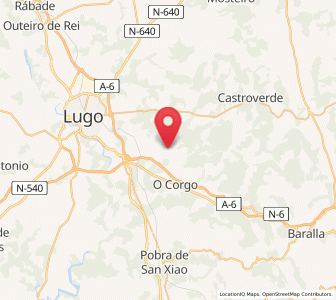 Map of Boelle, Galicia