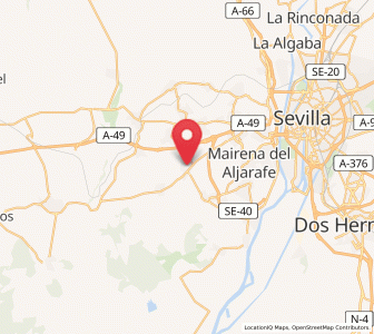 Map of Bollullos de la Mitación, Andalusia