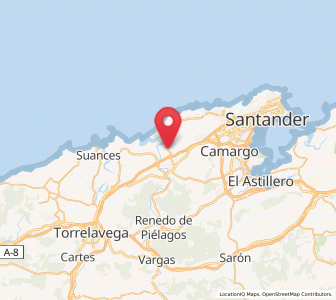 Map of Boo, Cantabria
