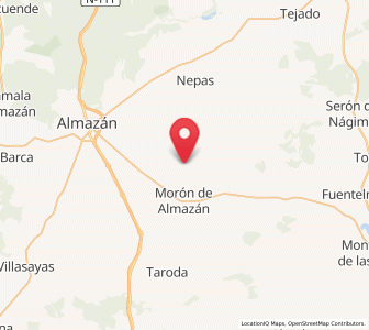 Map of Borchicayada, Castille and León
