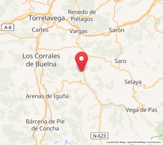 Map of Borleña, Cantabria