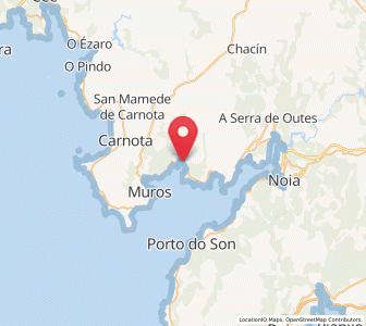 Map of Bornalle, Galicia
