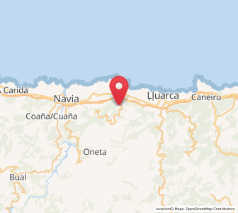 Map of Boronas, Asturias