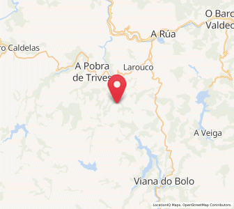 Map of Borruga, Galicia