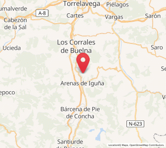 Map of Bostronizo, Cantabria