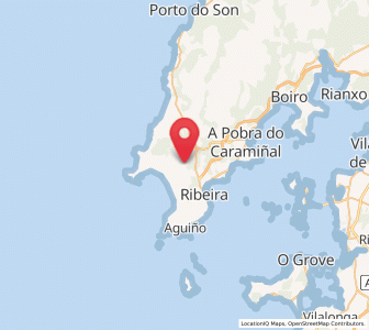 Map of Bouciñas, Galicia