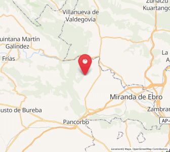 Map of Bozoo, Castille and León