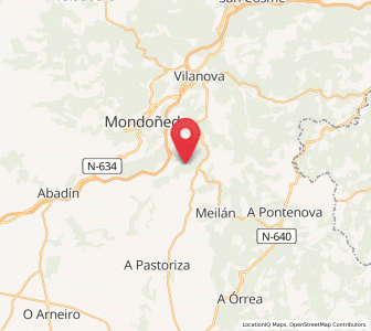 Map of Braña, Galicia