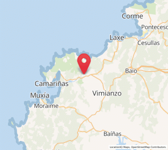 Map of Braño, Galicia