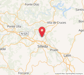 Map of Breixas, Galicia