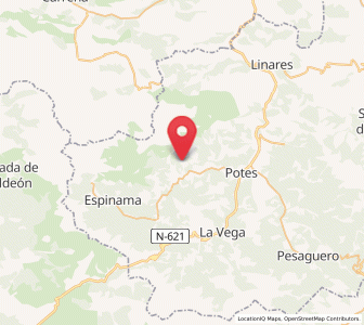 Map of Brez, Cantabria