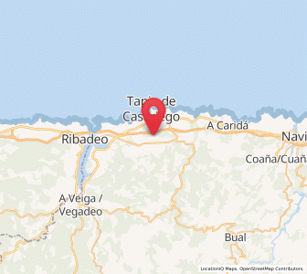 Map of Brul, Asturias