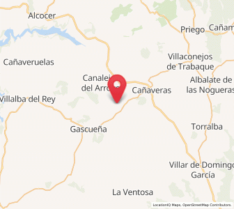 Map of Buciegas, Castille-La Mancha