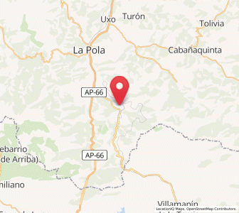 Map of Buellas, Asturias