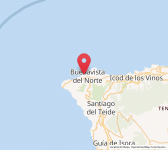 Map of Buenavista del Norte, Canary Islands