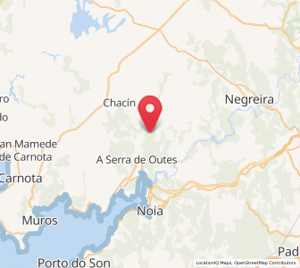 Map of Buiste, Galicia