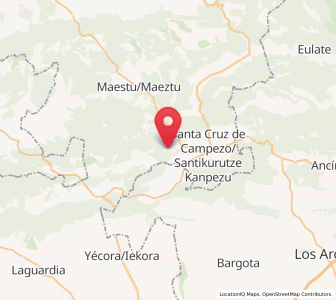 Map of Bujanda, Basque Country