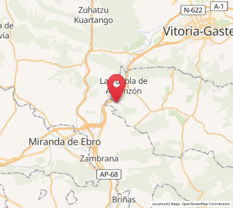 Map of Burgueta, Castille and León