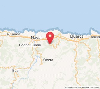 Map of Busmargalí, Asturias