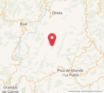 Map of Bustantigo, Asturias