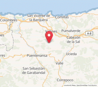 Map of Bustriguado, Cantabria