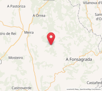 Map of Cabaceira, Galicia