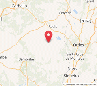 Map of Cabaleiros, Galicia