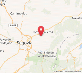 Map of Cabanillas del Monte, Castille and León