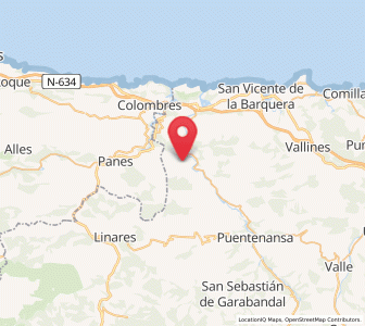 Map of Cabanzón, Cantabria