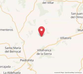 Map of Cabezas de Bonilla, Castille and León