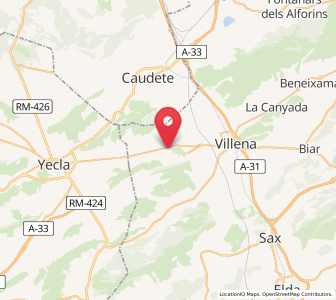Map of Cabezo de la Virgen, Valencia