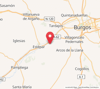 Map of Cabia, Castille and León