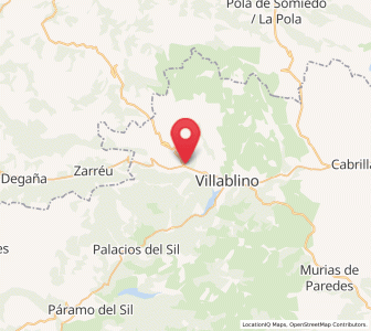 Map of Caboalles de Abajo, Castille and León