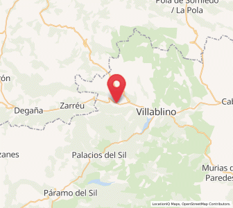 Map of Caboalles de Arriba, Castille and León