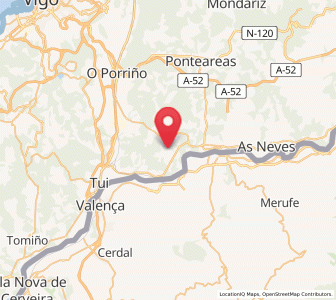 Map of Cabreira, Galicia