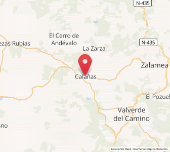 Map of Calañas, Andalusia
