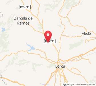 Map of Calderones, Murcia