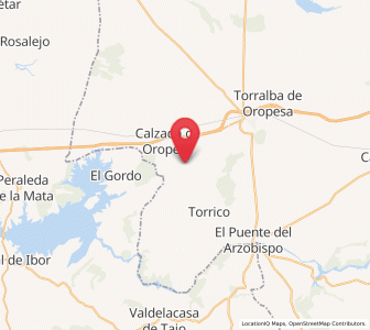 Map of Caleruela, Castille-La Mancha