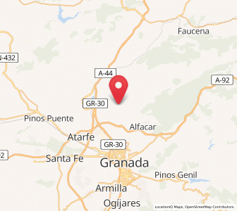 Map of Calicasas, Andalusia
