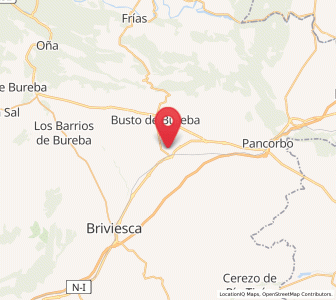 Map of Calzada de Bureba, Castille and León