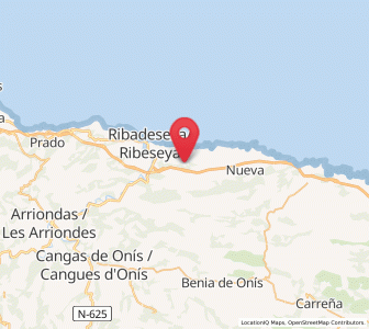 Map of Camango, Asturias