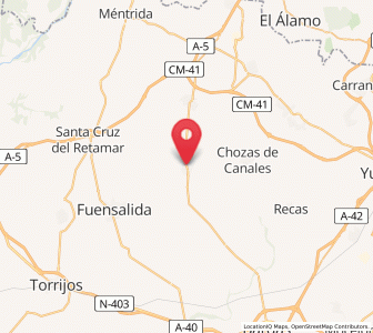 Map of Camarena, Castille-La Mancha