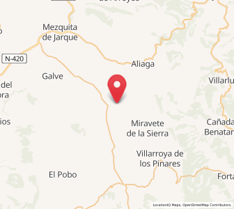 Map of Camarillas, Aragon