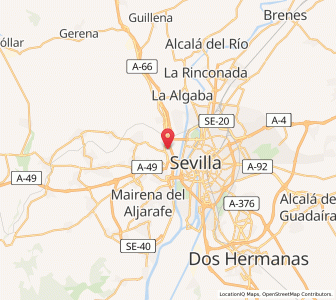 Map of Camas, Andalusia