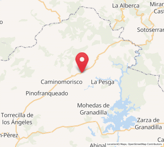 Map of Cambroncino, Extremadura