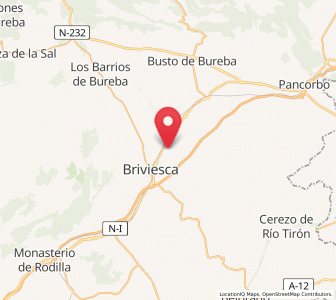 Map of Cameno, Castille and León
