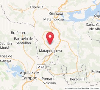 Map of Camesa, Cantabria