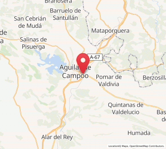 Map of Camesa, Castille and León