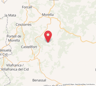Map of Campello, Valencia